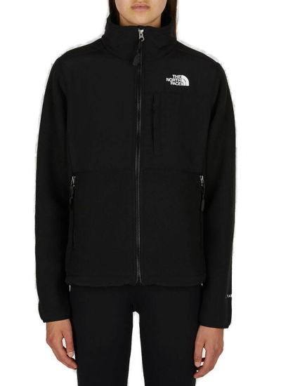 The North Face Denali Zip-up Jacket In Black