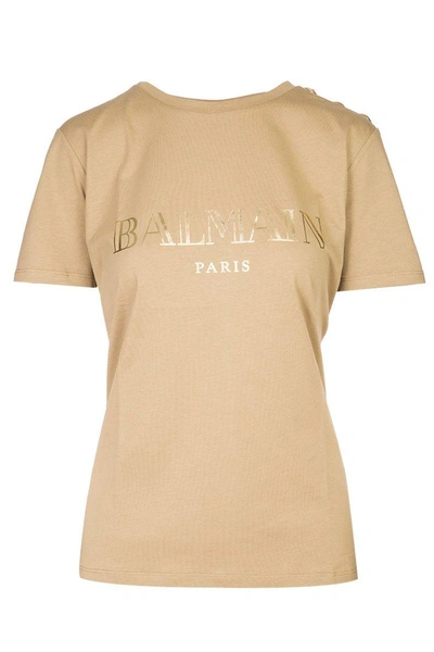 Balmain Paris T-shirt In Nero