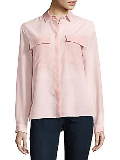 Msgm Classic Button-down Shirt In Rosa