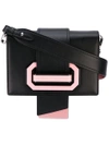 Prada Cahier Shoulder Bag In Black