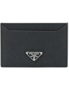 Prada Saffiano Cardholder - Black