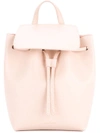 Mansur Gavriel Mini Drawstring Backpack In Pink