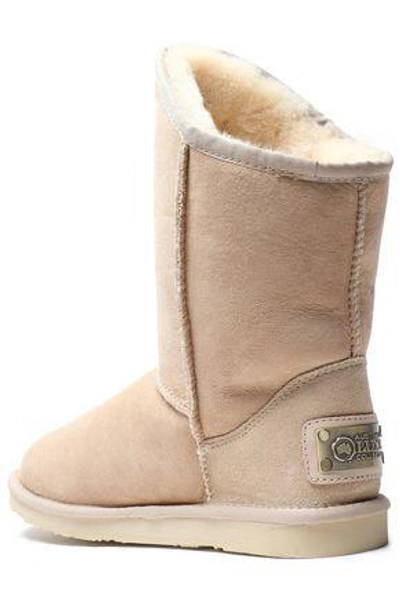 Australia Luxe Collective Cosy Short Shearling Ankle Boot In Sand