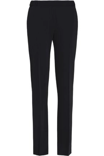 Mm6 Maison Margiela Woman Crepe Tapered Pants Black