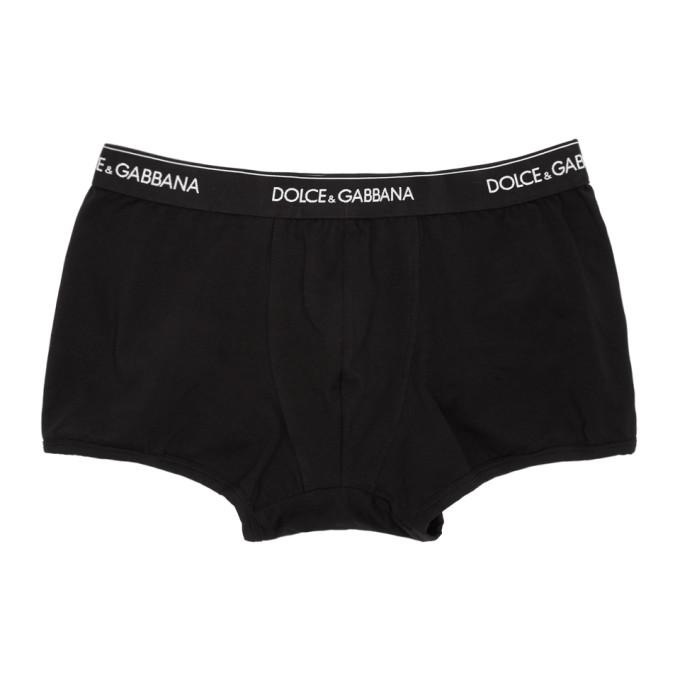 Dolce & Gabbana Dolce And Gabbana Two-pack Black Boxer Briefs In N0000 ...