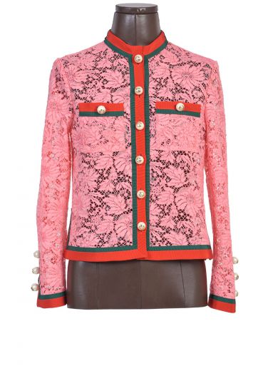 Gucci Jacket Pink | ModeSens