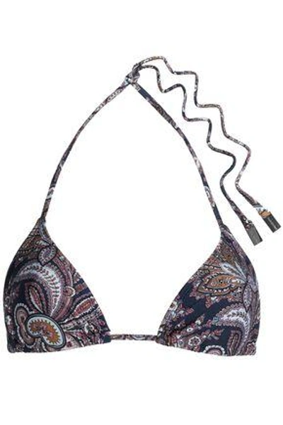 Zimmermann Woman Triangle Bikini Top Navy