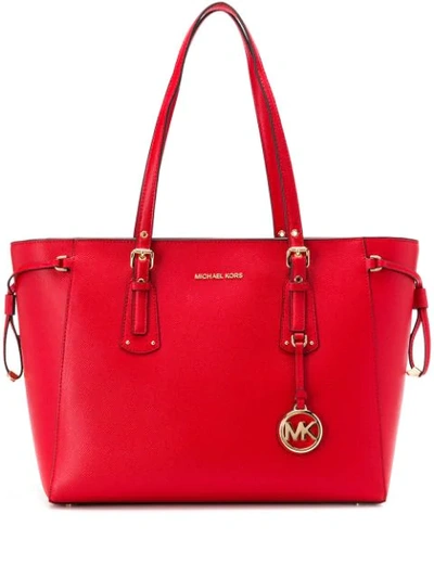 Michael Michael Kors Voyager Tote Bag In Red