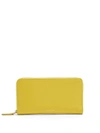 Mansur Gavriel Zip-around Leather Wallet In Yellow
