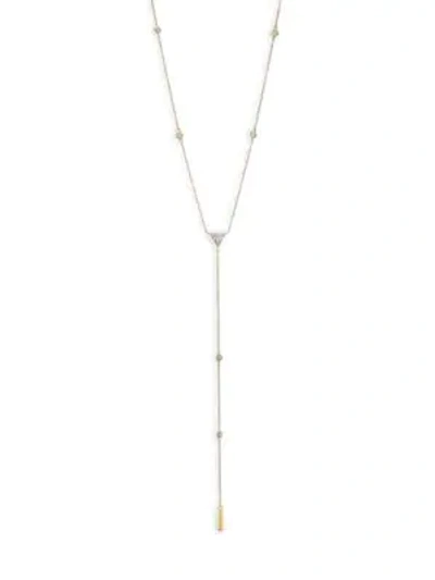 Hearts On Fire Women's Triplicity 18k Yellow Gold & Diamond Lariat Necklace