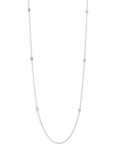 Hearts On Fire Women's Optima Diamond & 18k White Gold Station Necklace