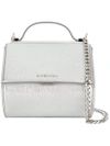 Givenchy Pandora Box Small Leather Cross-body Bag In White