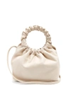 The Row Circle-handle Leather Bag In Ivory