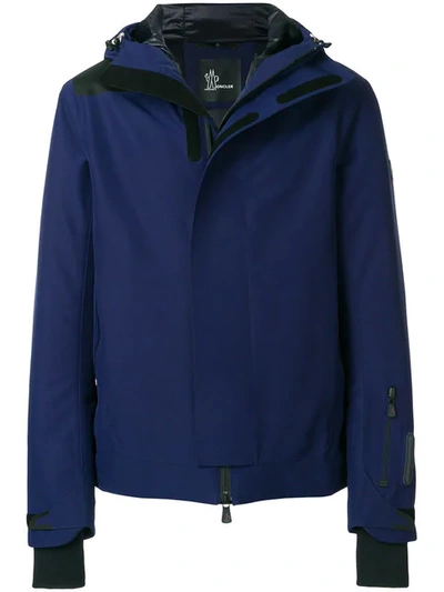 Moncler Megeve High-performance Hooded Jacket In Blue
