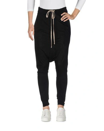 Rick Owens Jersey Track Pants In Black