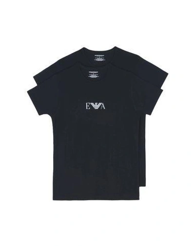 Emporio Armani Undershirts In Black