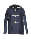 Gloverall Duffle Coat In Blue