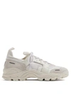 Ami Alexandre Mattiussi Contrast-panel Low-top Trainers In White