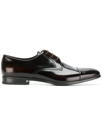 Prada Classic Oxford Shoes - Brown