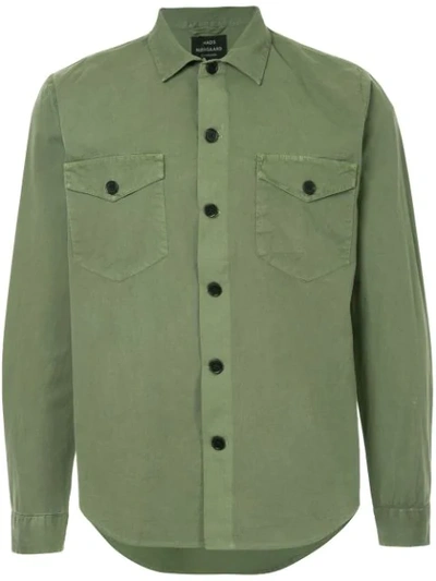 Mads Nørgaard Saka Desert Shirt In Green