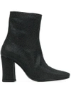 Dorateymur Mid-heeled Ankle Boots - Black