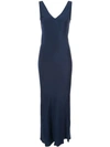 Voz Maxi Shift Dress In Blue