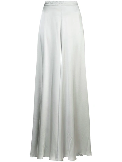 Voz Palazzo Trousers In Grey