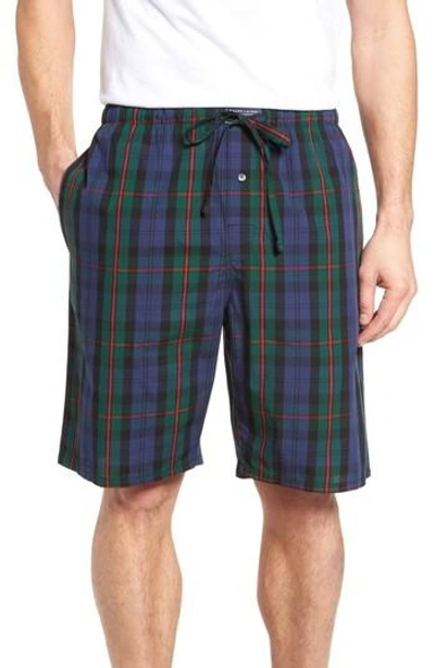 Polo Ralph Lauren Cotton Pajama Shorts In George Plaid/ Red