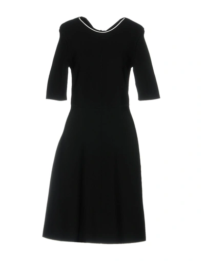 Victoria Victoria Beckham Knee-length Dress In Black