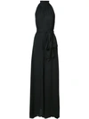 Voz Palazzo Jumpsuit In Black