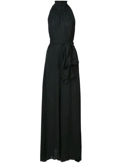 Voz Palazzo Jumpsuit In Black