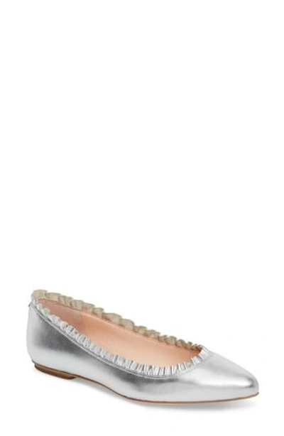 Kate Spade Nicole Skimmers In Silver