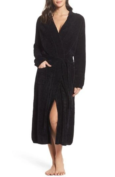 Ragdoll Chenille Robe In Black