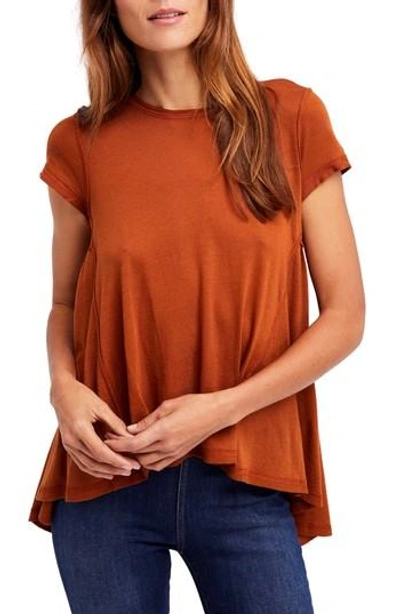 Free People It's Yours Tee In Cinnamon