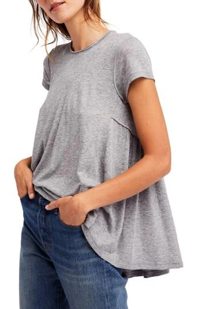 Free People It's Yours Tee In Grey