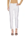 Entre Amis Casual Pants In White