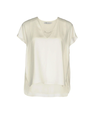 Alexander Wang T Blouse In Ivory