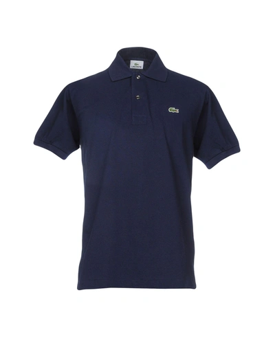 Lacoste Polo Shirts In Dark Blue