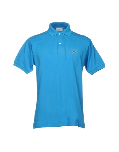 Lacoste Polo Shirt In Azure