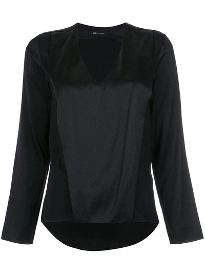 Uma Raquel Davidowicz V-neck Blouse In Black