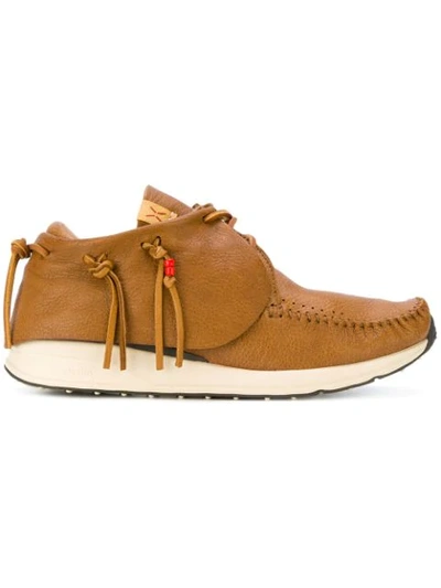 Visvim Stitched Sneaker Boots In Brown
