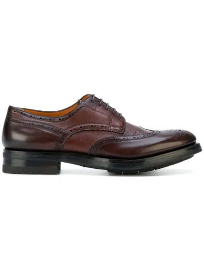 Santoni Goodyear Bologna Brogues - Brown