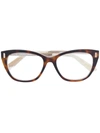 Calvin Klein Tortoiseshell Glasses Frame