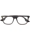 Mcq By Alexander Mcqueen Square Framed Glasses In Brown