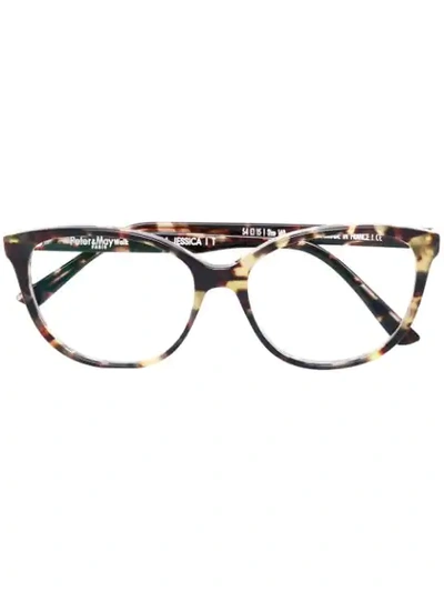 Peter & May Walk Cat Eye Glasses In Brown