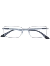 Ray Ban Square Shaped Glasses In Metallic
