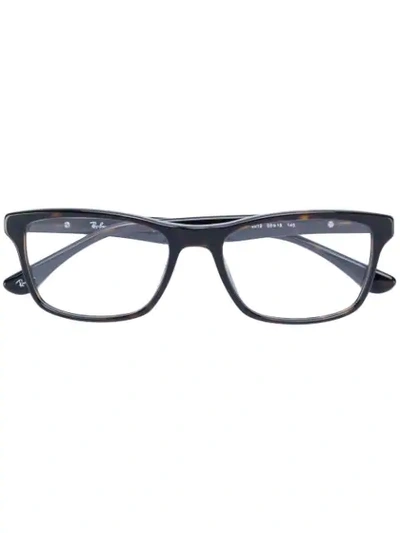 Ray Ban Ray-ban Square Frame Glasses - Black