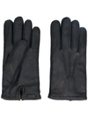 Prada Stitched Gloves - Black