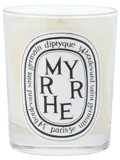 Diptyque 'myrrhe' Candle In White