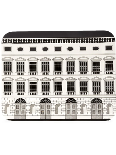 Fornasetti Facade Tray In Black